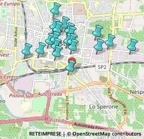 Mappa Via Gorizia, 51100 Pistoia PT, Italia (0.8925)