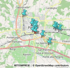Mappa Via Felice Cavallotti, 51100 Pistoia PT, Italia (1.36636)