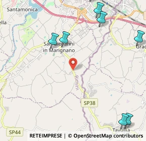 Mappa SP 58, 47842 San Giovanni in Marignano RN (3.9465)