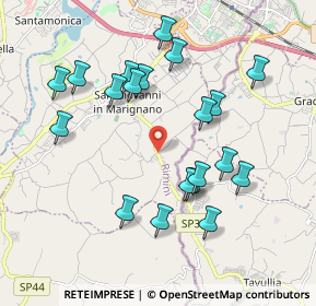 Mappa SP 58, 47842 San Giovanni in Marignano RN (1.973)