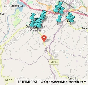 Mappa SP 58, 47842 San Giovanni in Marignano RN (1.9505)