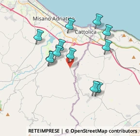 Mappa SP 58, 47842 San Giovanni in Marignano RN (3.40417)