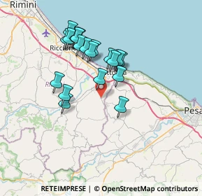 Mappa SP 58, 47842 San Giovanni in Marignano RN (6.395)