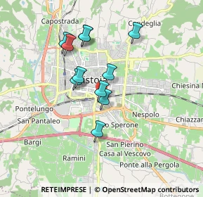 Mappa Via Pietro Calamandrei, 51100 Pistoia PT, Italia (1.49273)