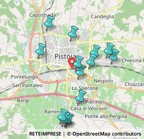 Mappa Via Pietro Calamandrei, 51100 Pistoia PT, Italia (2.01929)
