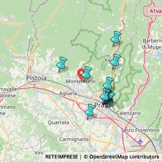 Mappa Via Fratelli Cervi, 59013 Montemurlo PO, Italia (6.86167)
