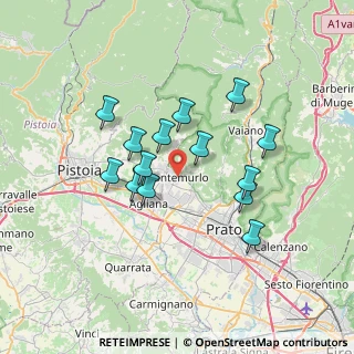 Mappa Via Fratelli Cervi, 59013 Montemurlo PO, Italia (6.12)
