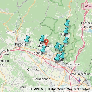 Mappa Via Fratelli Cervi, 59013 Montemurlo PO, Italia (6.2175)
