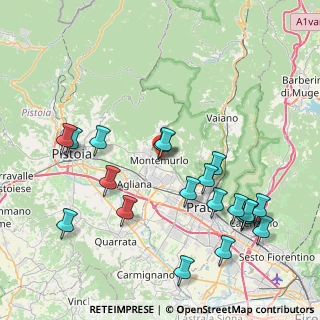 Mappa Via Fratelli Cervi, 59013 Montemurlo PO, Italia (9.334)
