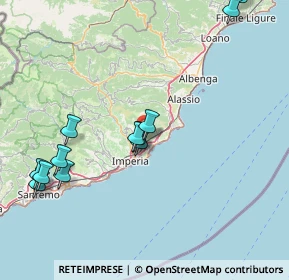 Mappa SP 37, 18013 Diano Castello IM (18.28333)