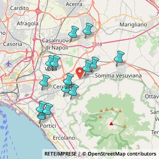 Mappa Via Lagno Maddalena, 80040 Pollena Trocchia NA, Italia (3.88714)