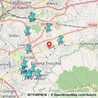 Mappa Via Lagno Maddalena, 80040 Pollena Trocchia NA, Italia (2.82615)