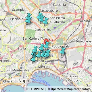 Mappa Via Notar Giacomo, 80141 Napoli NA, Italia (1.8875)