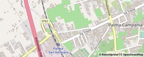 Mappa Palma Campania