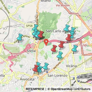 Mappa Via Sergio de Simone, 80131 Napoli NA, Italia (0.9825)