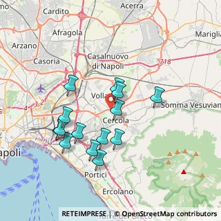 Mappa Viale A. Sallustro, 80040 Cercola NA, Italia (3.63929)