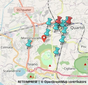Mappa Via Cupa Fescine, 80078 Pozzuoli NA, Italia (1.75692)