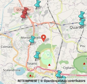 Mappa Via Cupa Fescine, 80078 Pozzuoli NA, Italia (3.44)