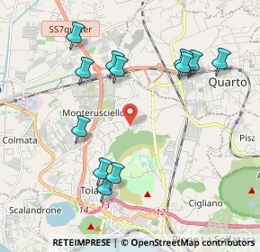 Mappa Via Cupa Fescine, 80078 Pozzuoli NA, Italia (2.24667)