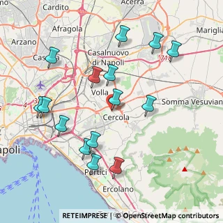 Mappa Viale Dei Tigli, 80040 Cercola NA, Italia (4.53867)