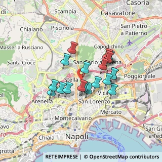 Mappa Via Vincenzo Irolli, 80145 Napoli NA, Italia (1.4135)