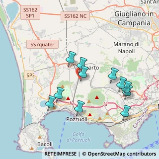 Mappa Via Provinciale per Pianura, 80078 Pozzuoli NA, Italia (3.92091)