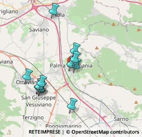Mappa Via Frauleto, 80036 Palma Campania NA, Italia (3.725)