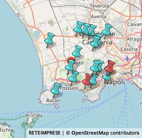 Mappa Strada Provinciale per Pianura, 80078 Pozzuoli NA, Italia (6.68889)