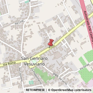 Mappa Via Ferrovia, 44, 80040 San Gennaro Vesuviano, Napoli (Campania)