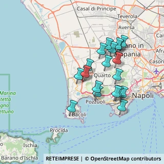 Mappa Via M. Sironi, 80078 Pozzuoli NA, Italia (7.08368)