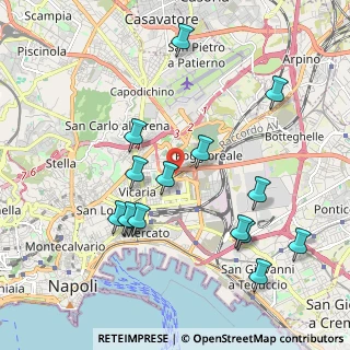 Mappa Via Nuova Poggioreale, 80141 Napoli NA, Italia (2.24067)