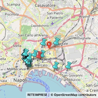 Mappa Via Nuova Poggioreale, 80141 Napoli NA, Italia (2.2645)