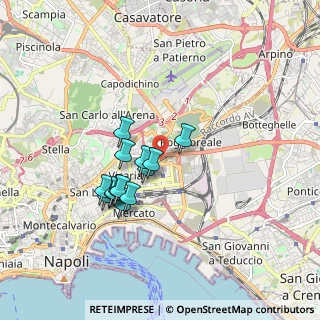 Mappa Via Nuova Poggioreale, 80141 Napoli NA, Italia (1.54071)