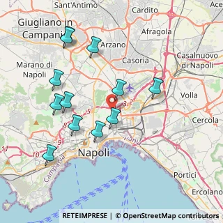 Mappa Via Macedonio Melloni, 80147 Napoli NA, Italia (4.31667)