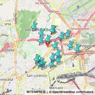 Mappa Via Macedonio Melloni, 80147 Napoli NA, Italia (0.836)