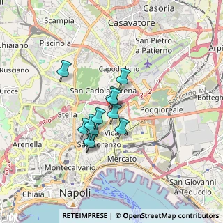 Mappa Via Macedonio Melloni, 80147 Napoli NA, Italia (1.25917)