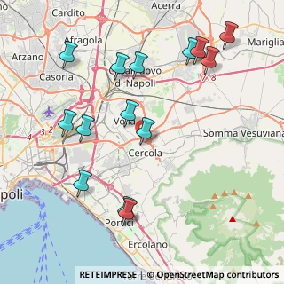 Mappa Viale Alfredo Binda, 80040 Cercola NA, Italia (4.91571)