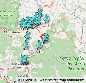 Mappa Zona Industriale Pescarole, 83028 Serino AV, Italia (7.7015)