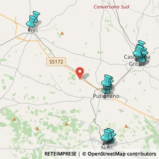 Mappa Strada Comunale, 70017 Putignano BA, Italia (6.68333)