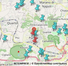 Mappa Via Beniamino Segrè, 80126 Napoli NA, Italia (2.775)