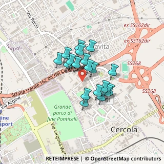 Mappa Via de Curtis A., 80040 Cercola NA, Italia (0.3095)
