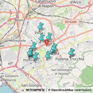 Mappa Via de Curtis A., 80040 Cercola NA, Italia (1.61615)