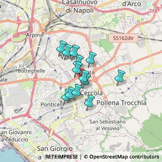 Mappa Via de Curtis A., 80040 Cercola NA, Italia (1.19154)