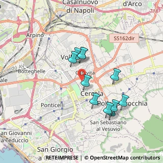 Mappa Via de Curtis A., 80040 Cercola NA, Italia (1.70455)