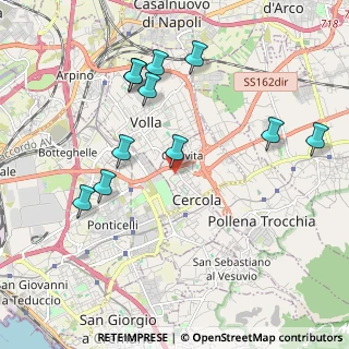Mappa Via de Curtis A., 80040 Cercola NA, Italia (2.25182)