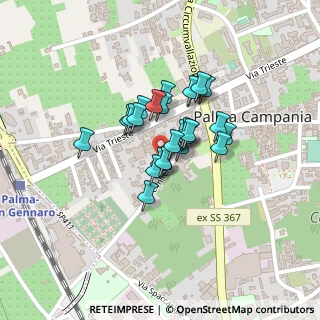 Mappa Via Cimitero, 80036 Palma Campania NA, Italia (0.14231)