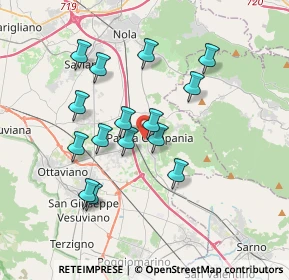 Mappa Via Cimitero, 80036 Palma Campania NA, Italia (3.47133)