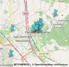 Mappa Via Cimitero, 80036 Palma Campania NA, Italia (1.25417)