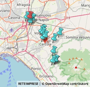 Mappa Viale Giuseppe Moscati, 80040 Cercola NA, Italia (3.04467)