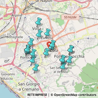 Mappa Via de Santis, 80040 Cercola NA, Italia (1.80579)